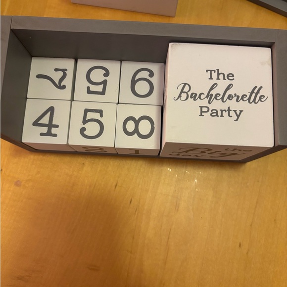 Wedding Countdown Blocks - Picture 2 of 6